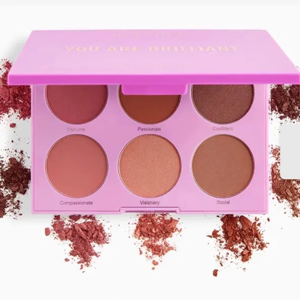 RealHer “You Are Brilliant” Pro Blush Palette 6 Shade Face Palette Cruelty Free